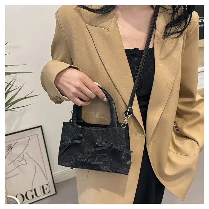 Multi Bow Fashionable Handbags fashionnsio