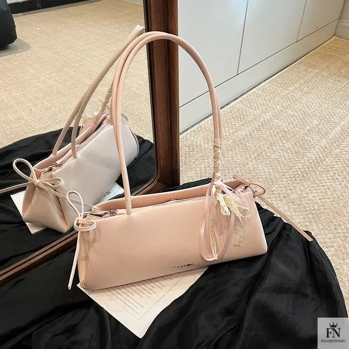 Korean Multi Bows Shoulder Bags - Bow Handbag - Fashionnsio