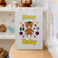 New Baby Card - Yellow