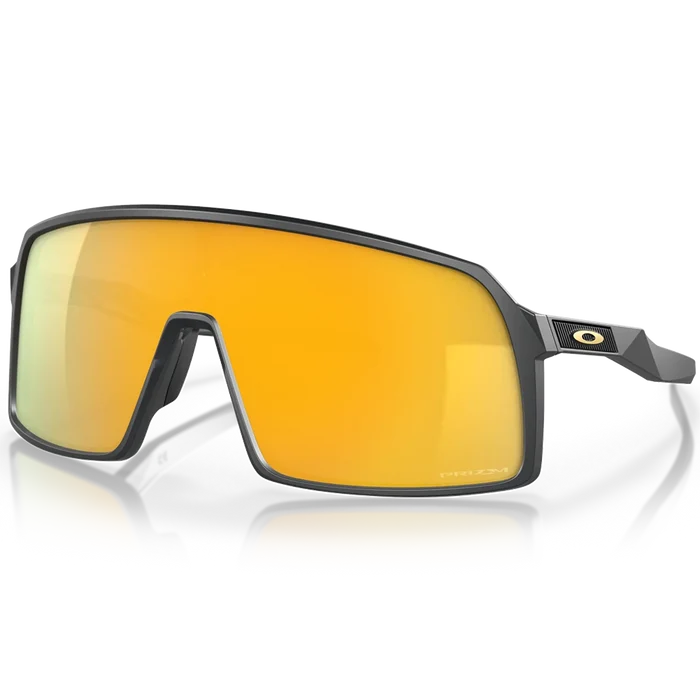 Oakley Sutro Sunglasses Matte Carbon with Prizm 24K Lens pure boardshop