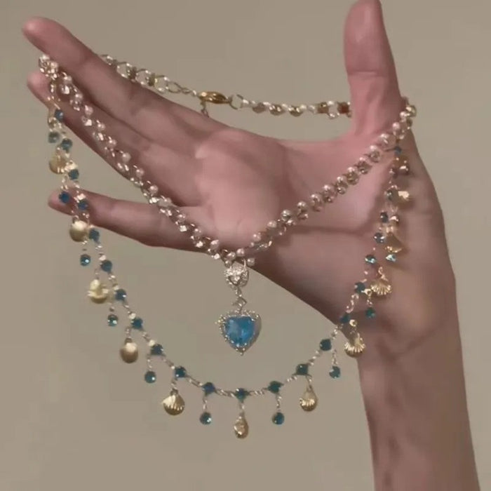 Ocean Siren Layered Necklace - Fashionnsio