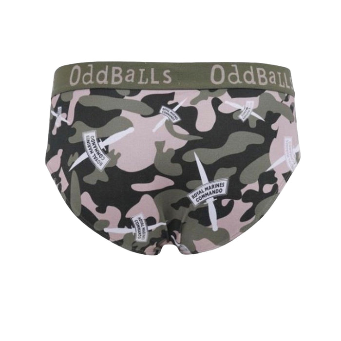 Oddballs Royal Marines Mens Briefs - MTP COMMANDO