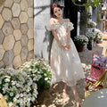Off Shoulder Corset Sundress Dress fashionnsio