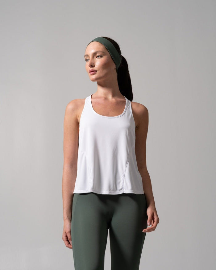 Pace Tank - White