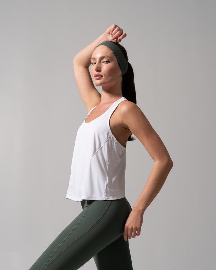 Pace Tank - White