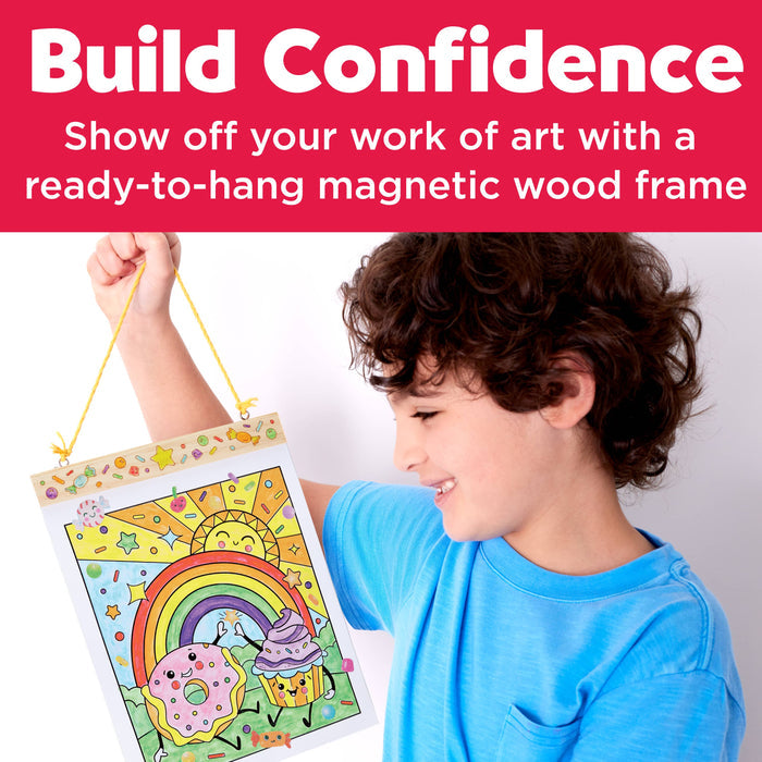 Paint by Numbers Hanging Wall Art Kit - Sweets