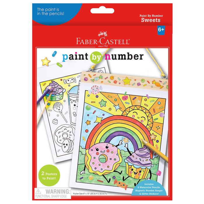 Paint by Numbers Hanging Wall Art Kit - Sweets