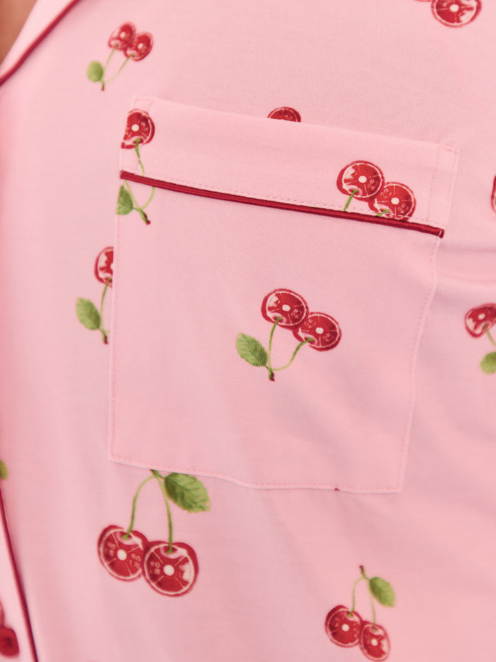 **PREORDER** Pajama Pants Set - Cherry Print