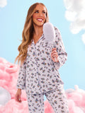 **PREORDER** Pajama Pants Set - Dumbbell Print