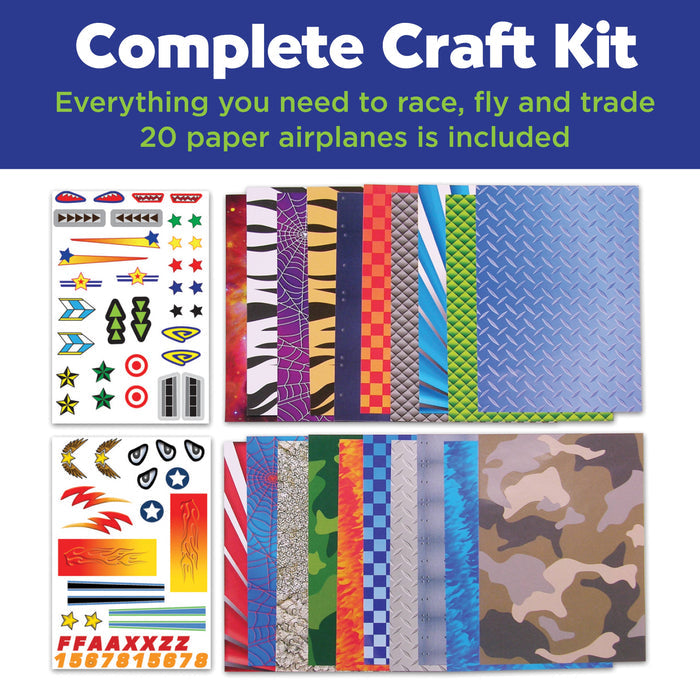 Paper Airplane Stunt Squadron Mini Craft Kit