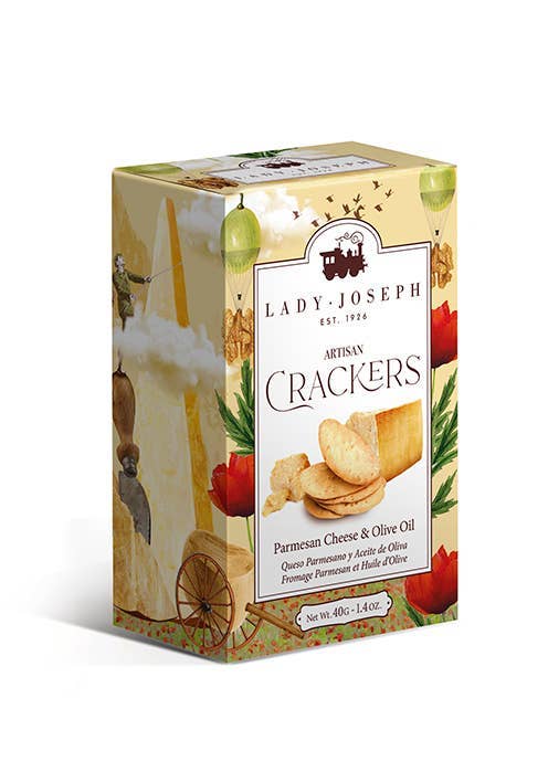 Parmesan Cracker. 40g. 1.40oz Snack