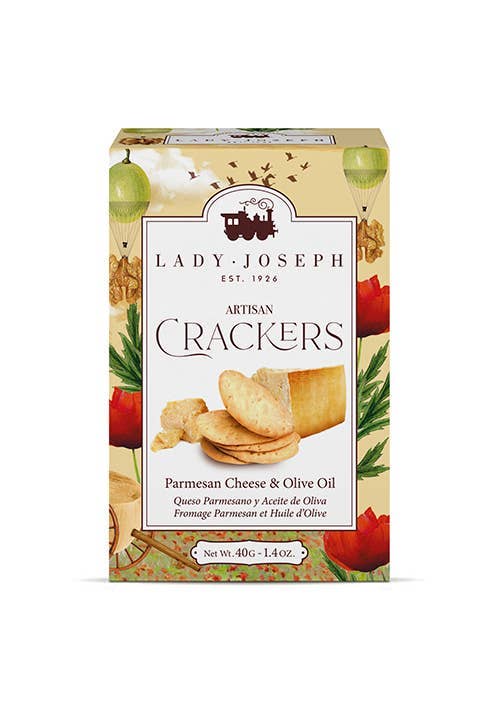 Parmesan Cracker. 40g. 1.40oz Snack