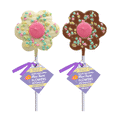 Pastel Confetti Flower Rice Treat Pops