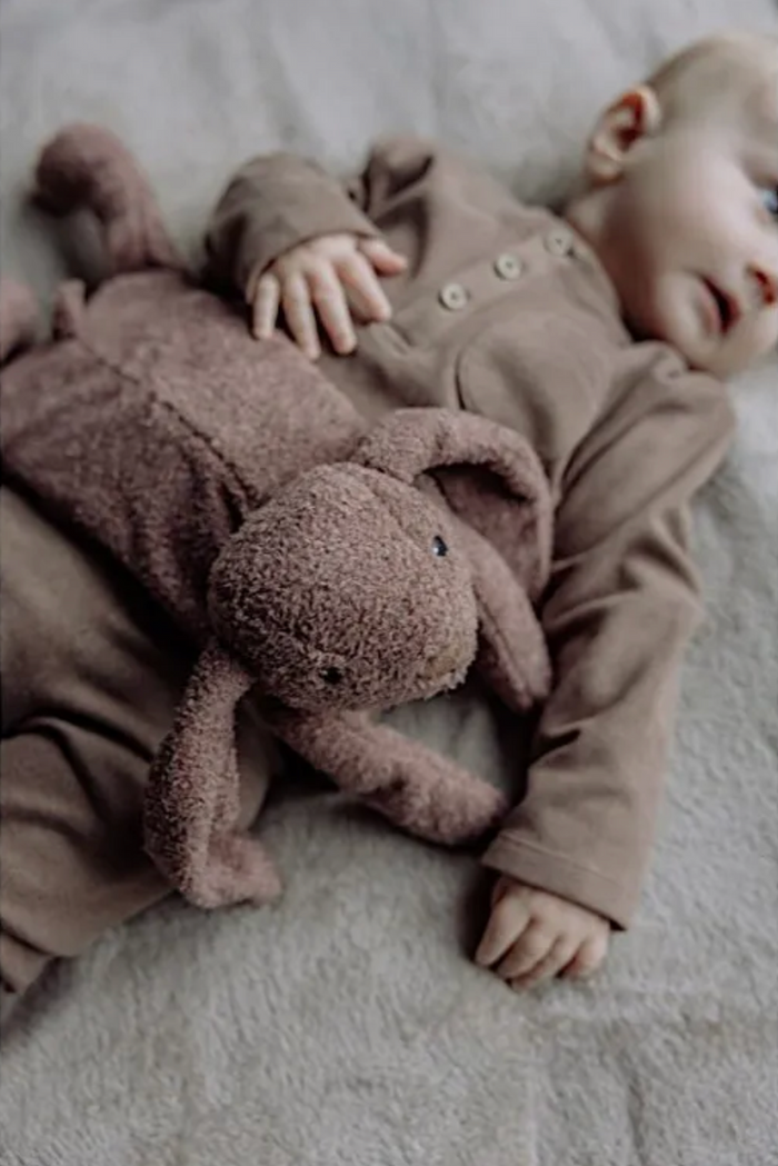 Peluche bouillotte | Lapin rubis