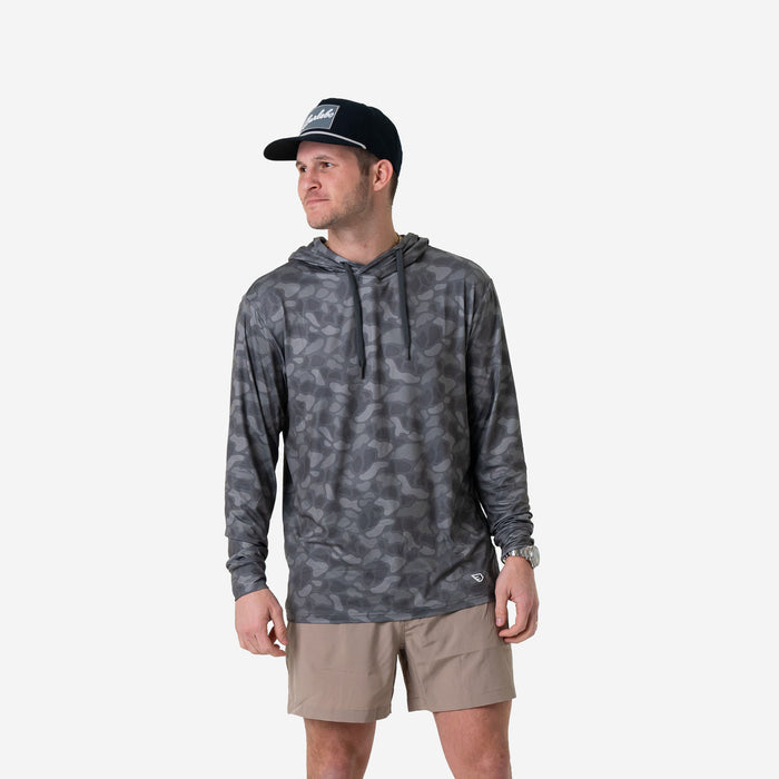 Performance Hoodie - Stone Camo