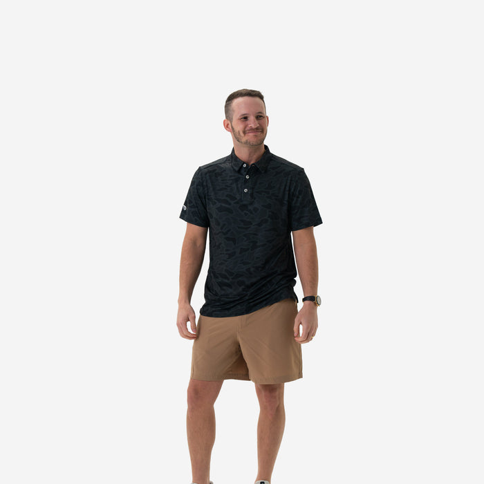 Performance Polo - Black Camo
