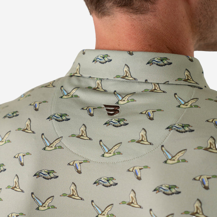 Performance Polo - Flying Ducks - Green