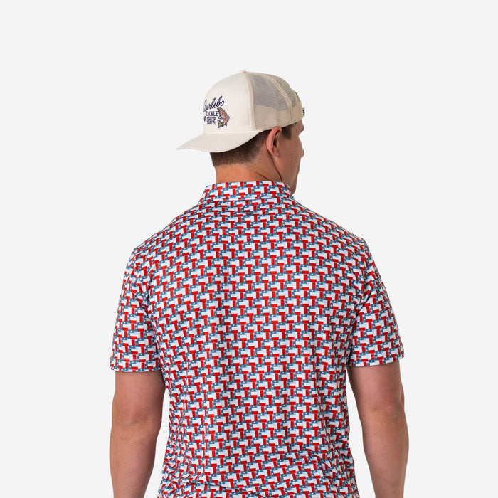 Performance Polo - Texas Flag