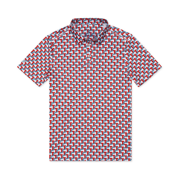 Performance Polo - Texas Flag