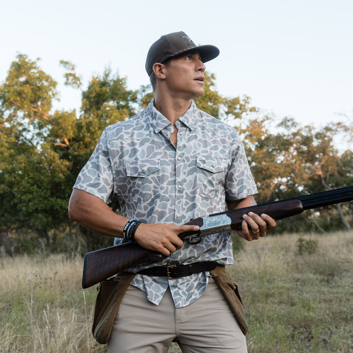 Performance Western Shirt -  Classic Deer Camo