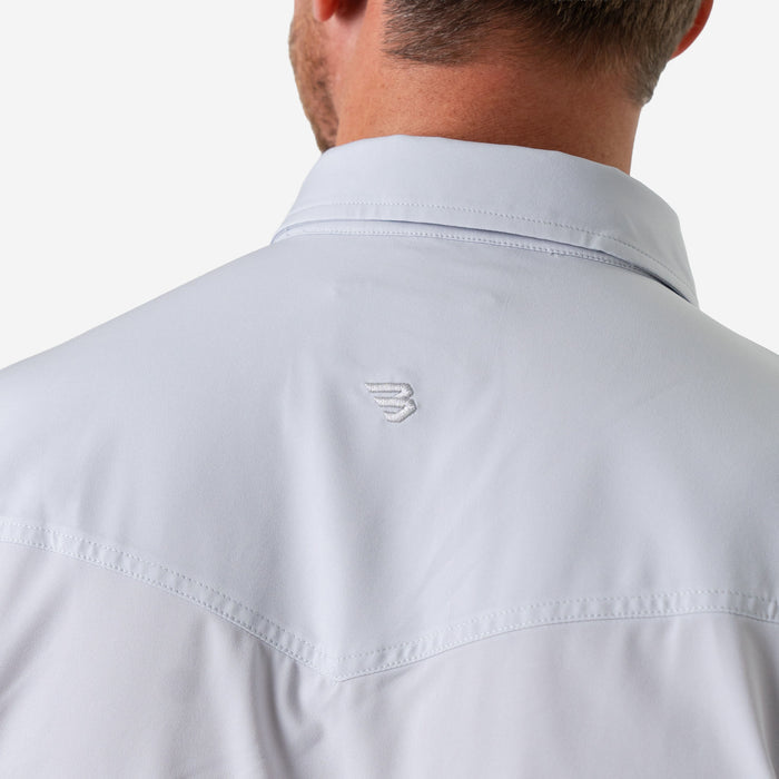 Performance Western Shirt -  Light Grey