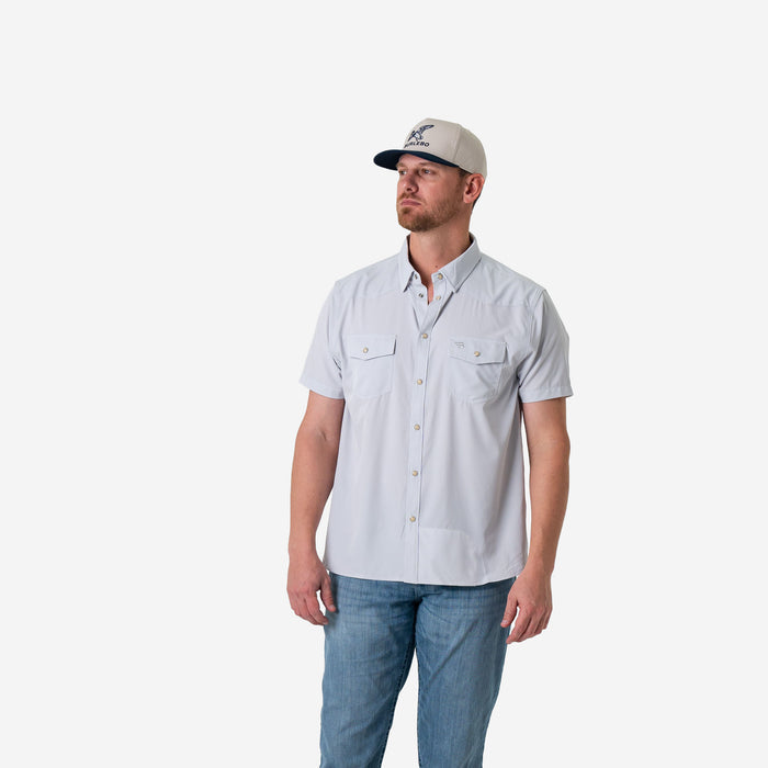 Performance Western Shirt -  Light Grey