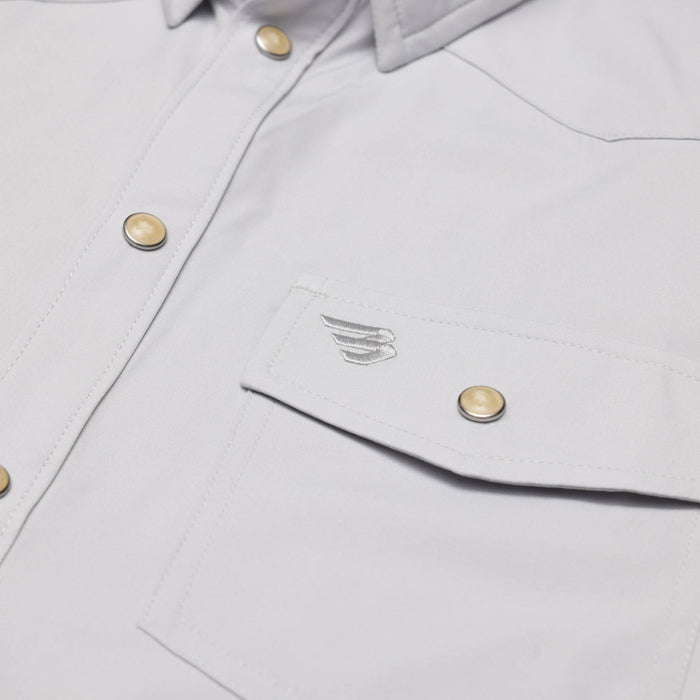 Performance Western Shirt -  Light Grey