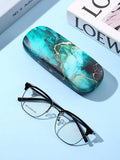 Petal Hard Glasses Case- Emerald Passion