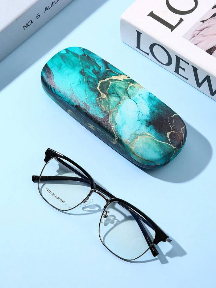 Petal Hard Glasses Case- Emerald Passion
