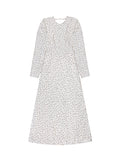 Petite Black And White Polka Dot Tie Back Dress