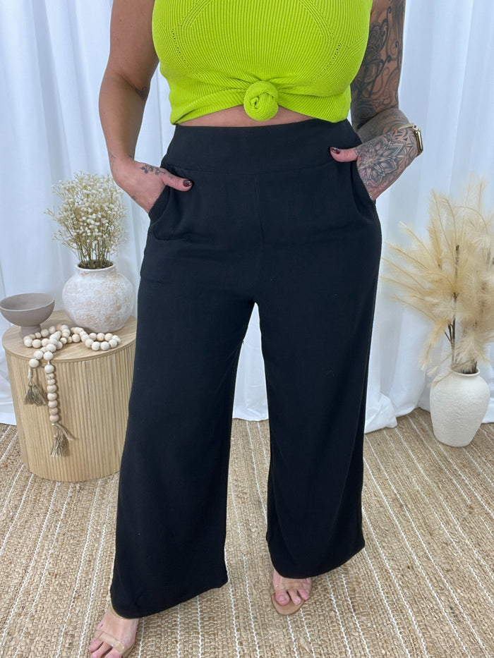 Pheobe Pants - Full length - Black