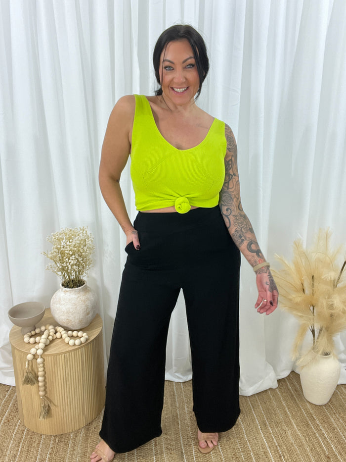 Pheobe Pants - Full length - Black