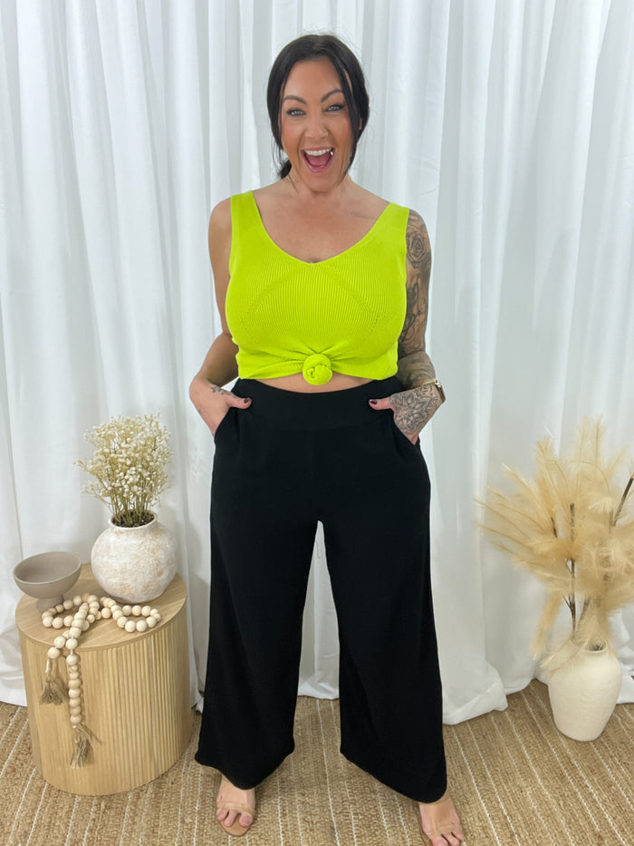 Pheobe Pants - Full length - Black