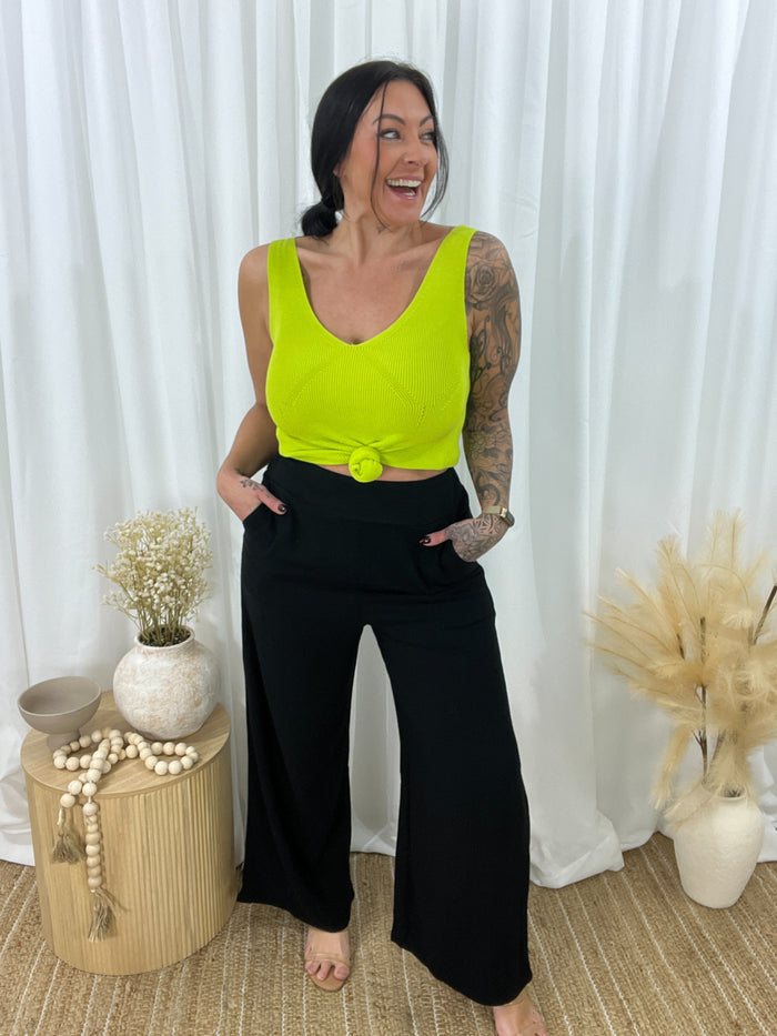Pheobe Pants - Full length - Black