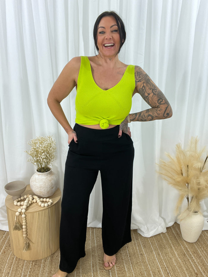 Pheobe Pants - Full length - Black