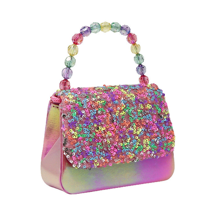 Pink & Purple Glitter Handbag