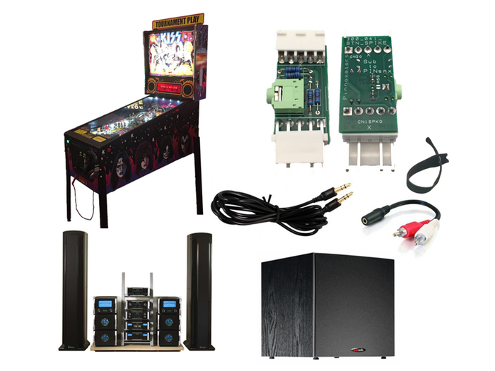 PINsub SPIKE Subwoofer Kit for Stern SPIKE, SPIKE2 Systems