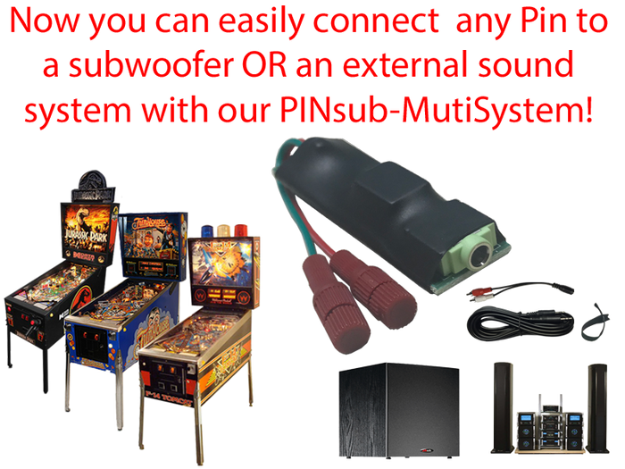 PINsub Subwoofer Kit - Multi System