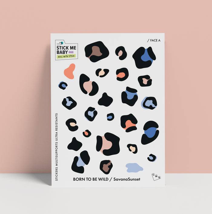 Planche de stickers Stick me baby : Savana Sunset
