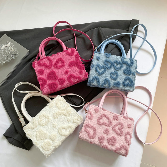 Plush Mini Tote Bags - Fashionnsio
