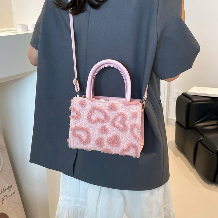 Plush Mini Tote Bags - Fashionnsio