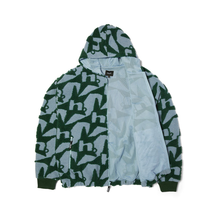 Polar HUF H Star Repeat High Pile Ice Blue