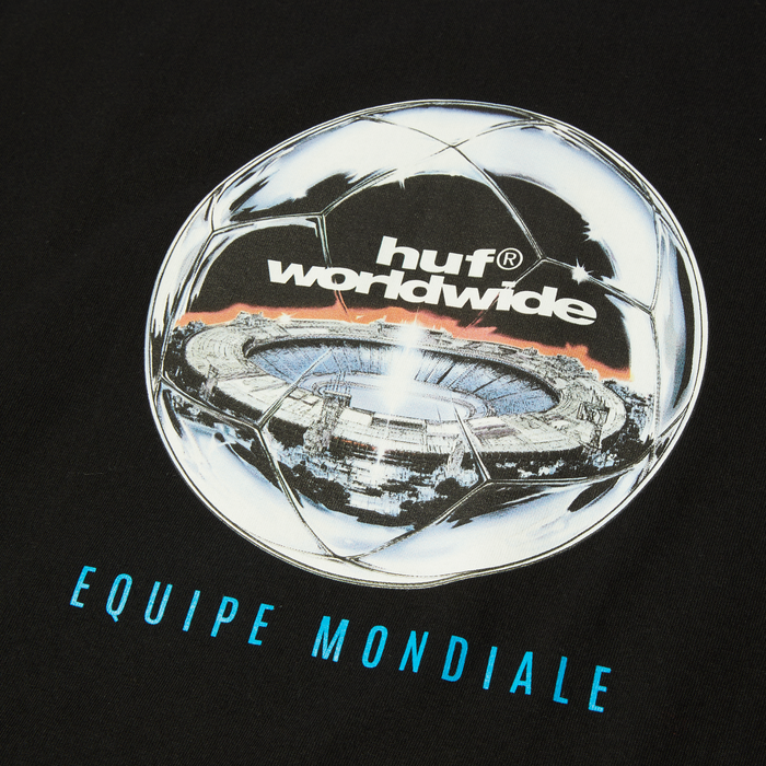Polera HUF Equipe Mondiale S/S Tee Black