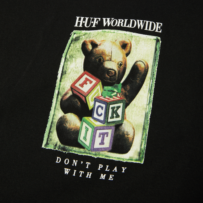 Polera HUF Gift Bear S/S Tee Black