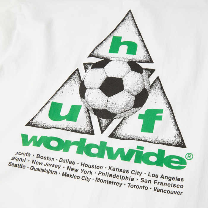 Polera HUF Striker TT S/S Tee White