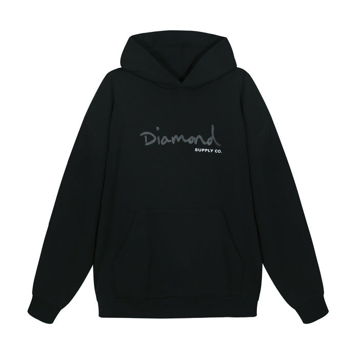 Poleron DIAMOND OG Script Heavy Weight Black / Black (PV)
