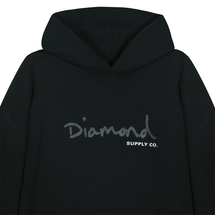 Poleron DIAMOND OG Script Heavy Weight Black / Black (PV)