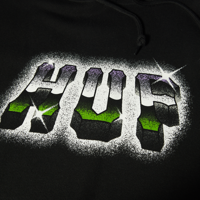 Poleron HUF Chrome Grit P/O Black