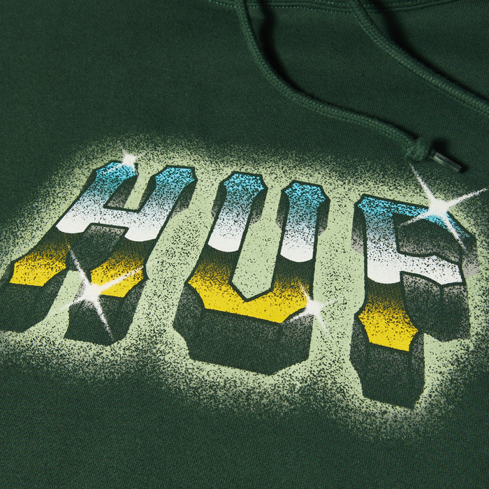 Poleron HUF Chrome Grit P/O Forest Green