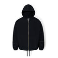 Poleron PLEASURES Digital Zip Poncho Black